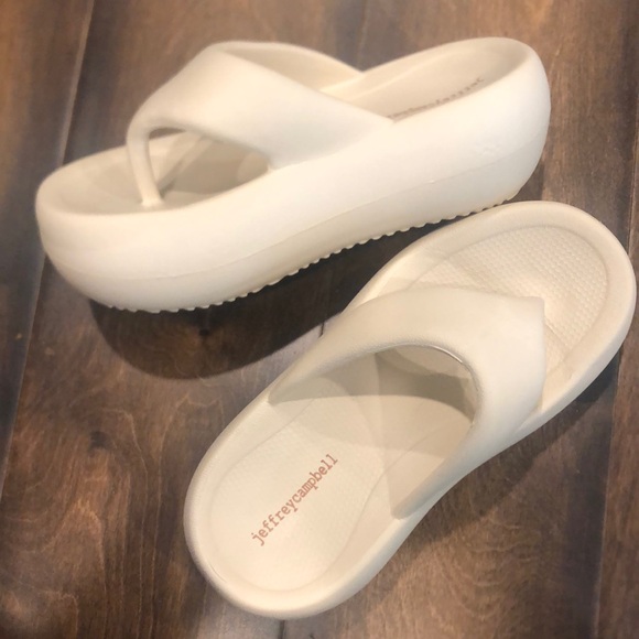 JEFRREY CAMPBELL CHILLAXIN PLATFORM FLIP FLOP NWOT - Picture 15 of 16